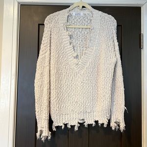 Graffiti knit sweater